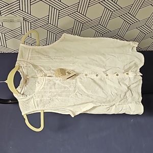 Faherty white 🤍 boho sleeveless NWT